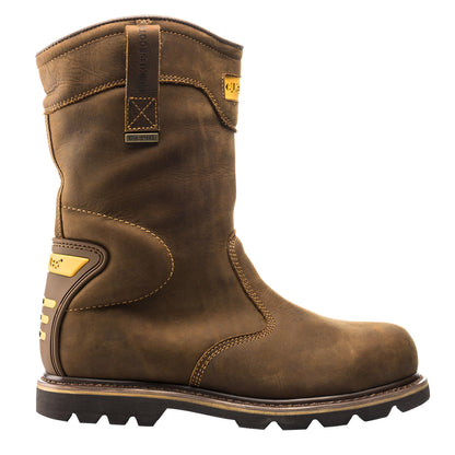 BuckBootz Buckler B701SMWP Waterproof Safety Rigger Boots Brown