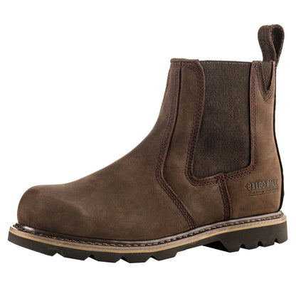 BuckBootz Buckler B1150 Dealer Safety Work Boot Chocolate Brown
