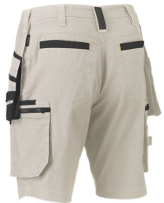 Bisley FLX & MOVE™ Stretch Utility Holster Pocket Shorts Stone UKSHC1336