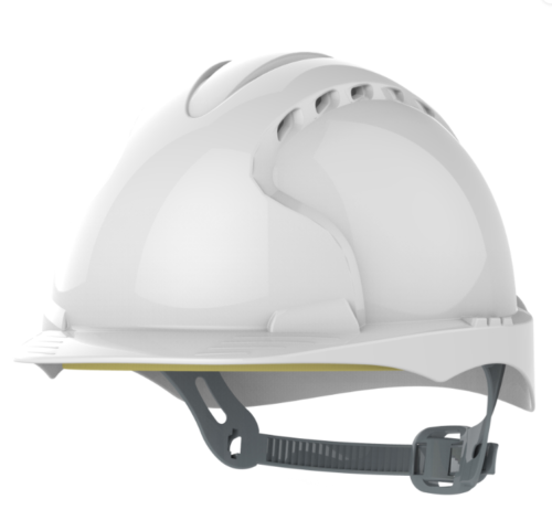 JSP EVO®2 Safety Helmet - Slip Ratchet - Vented - White AJF030-000-100