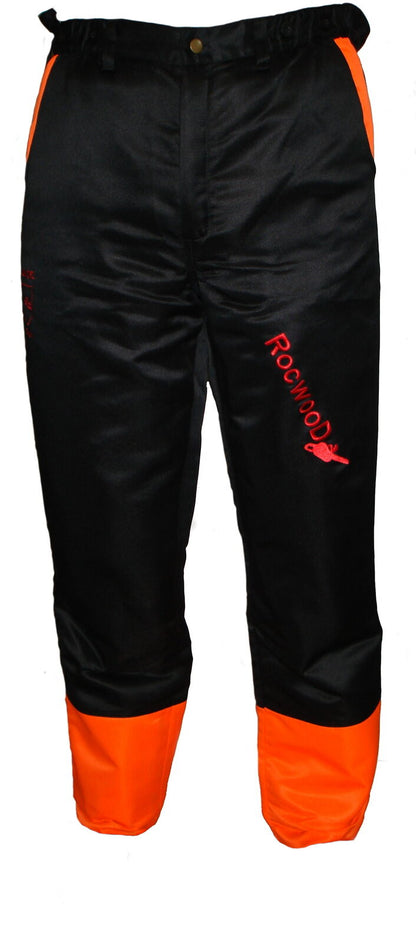 Rocwood Protective Chainsaw Trousers Small - XXXL  EN381-5 1995 Class 1 20m/s