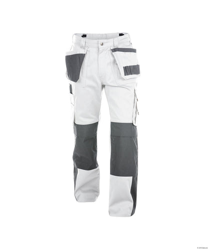 Dassy Seattle Work Trousers Pants White Grey Painters Decorators Short Reg Tall