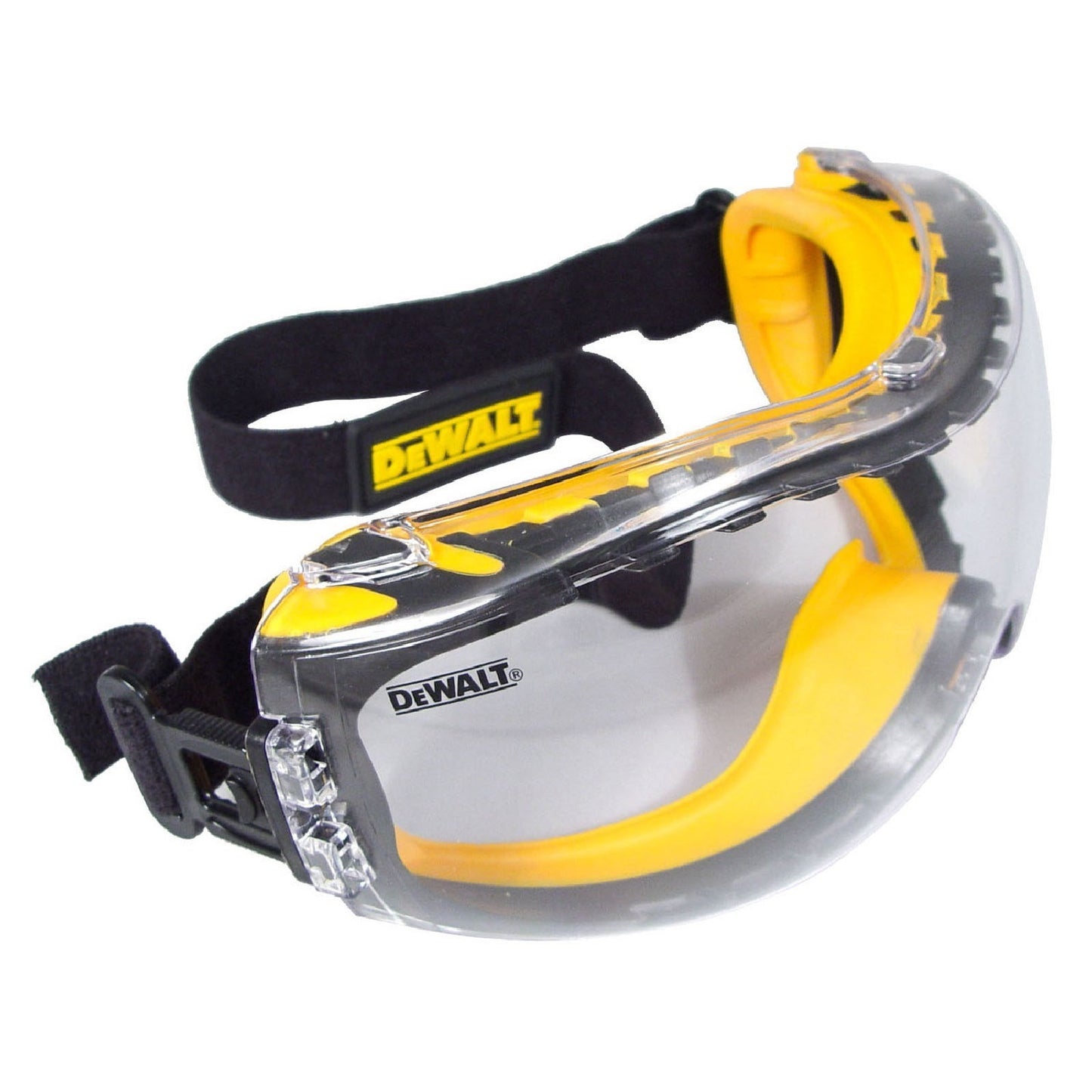 Dewalt Concealer Goggles Safety Eyewear Clear Lens EN166 Anti Mist