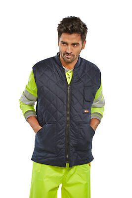 Hi Viz Reversible Bodywarmer Gilet OrangeRIS 3279 TOM Yellow EN20471 Small-XXL
