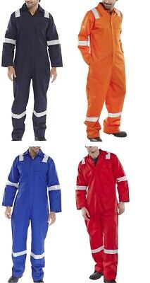 Click Fire Retardant Overalls Coverall Boilersuit Nordic Hi Viz Welders ISO11611
