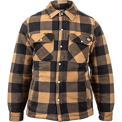 Dickies Portland Padded Shirt - Black/Blue,Khaki,Green,Red,Royal Blue - M - XXL