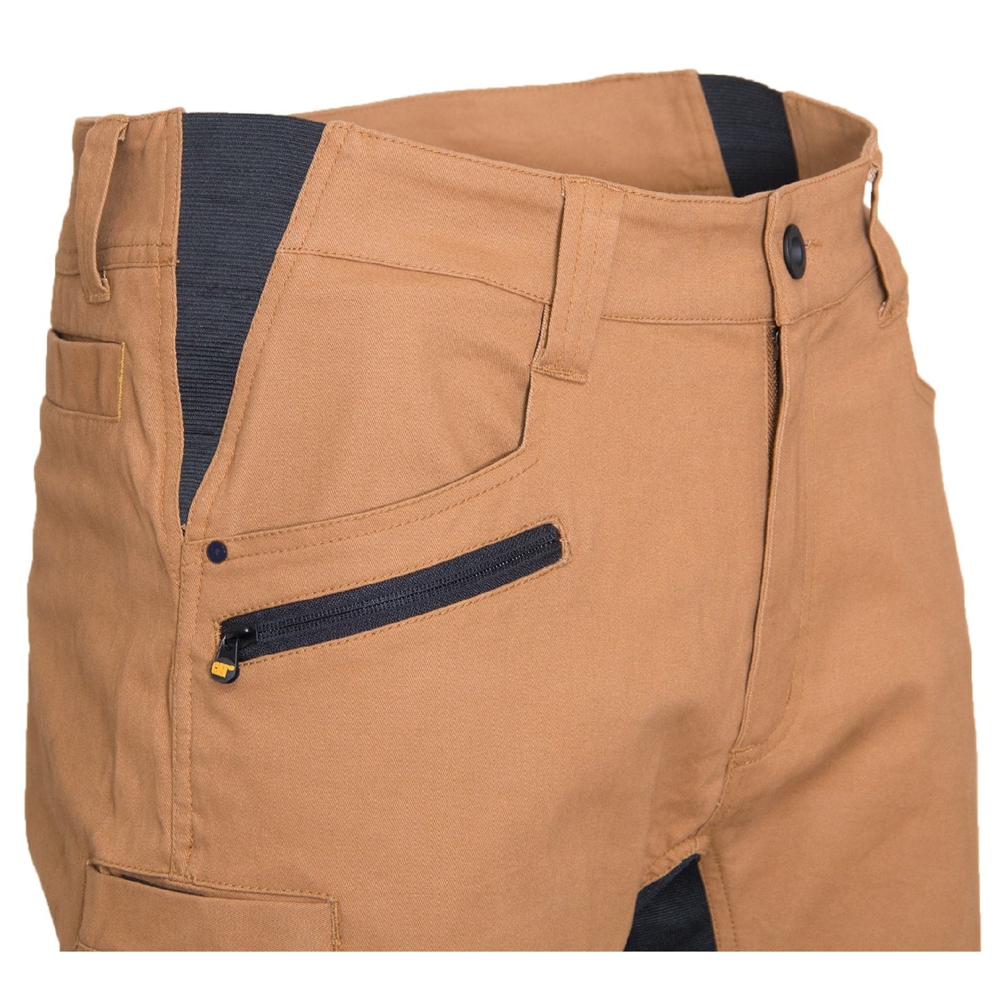 Caterpillar CAT Flex Operator Work Trousers Pants Black Tan C1810038 Cargo