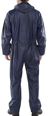 Super B Dri Waterproof Coverall Overalls Suit All in One Navy Small - XXL EN343