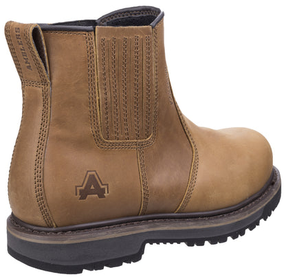 Amblers Worton Safety Dealer Boots Tan AS232