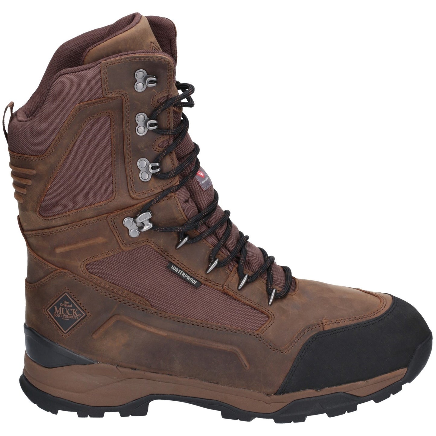 Muckboot Summit 10" Waterproof Insulated Leather Hiker Style Boots Brown 6-13