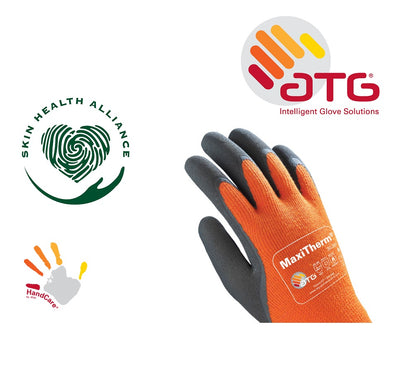 ATG Maxitherm Gloves 30-201 Thermal Work Gloves Hand Protection 2 Pair Pack