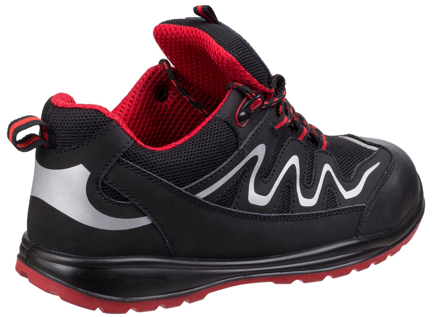 Centek FS312 Safety Work Trainers Shoes Red/Black 6-12 S3 SRC Midsole & Toecap