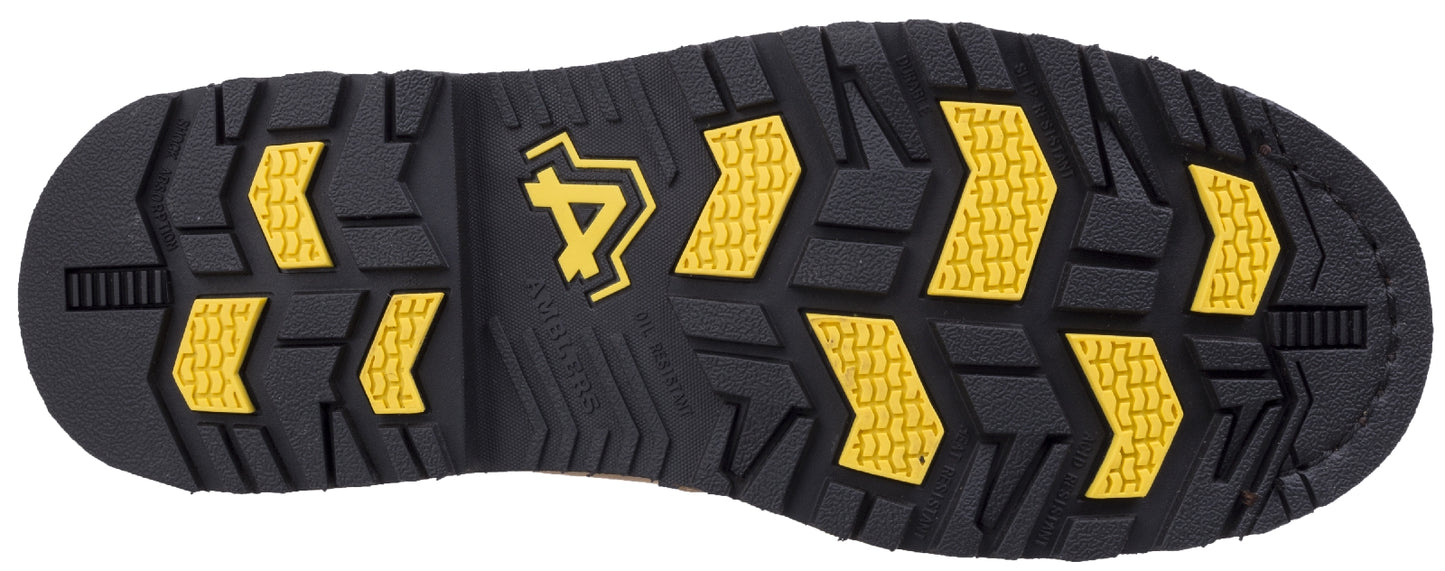 Amblers Worton Safety Dealer Boots Tan AS232