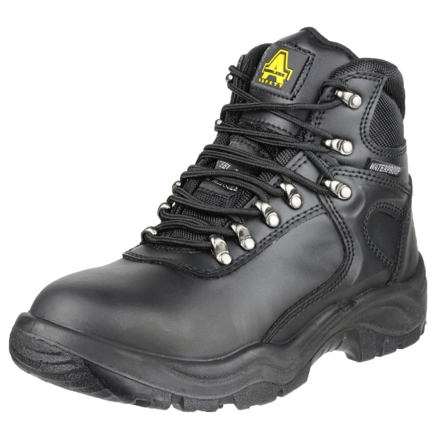 Amblers Safety Work Boots Black S3 Waterproof Midsole Toecap 3-13 Antistatic