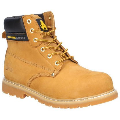Amblers FS7 Safety Work Boots Honey Nubuck