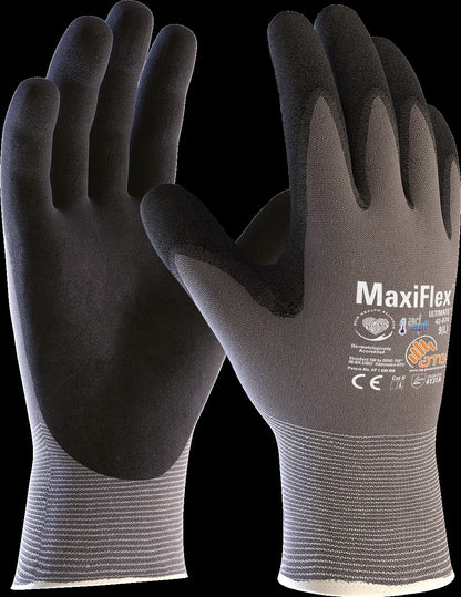 ATG Maxiflex Ultimate Gloves,42-874, AdApt Technology, Size: S-XL 5 Pair Pack