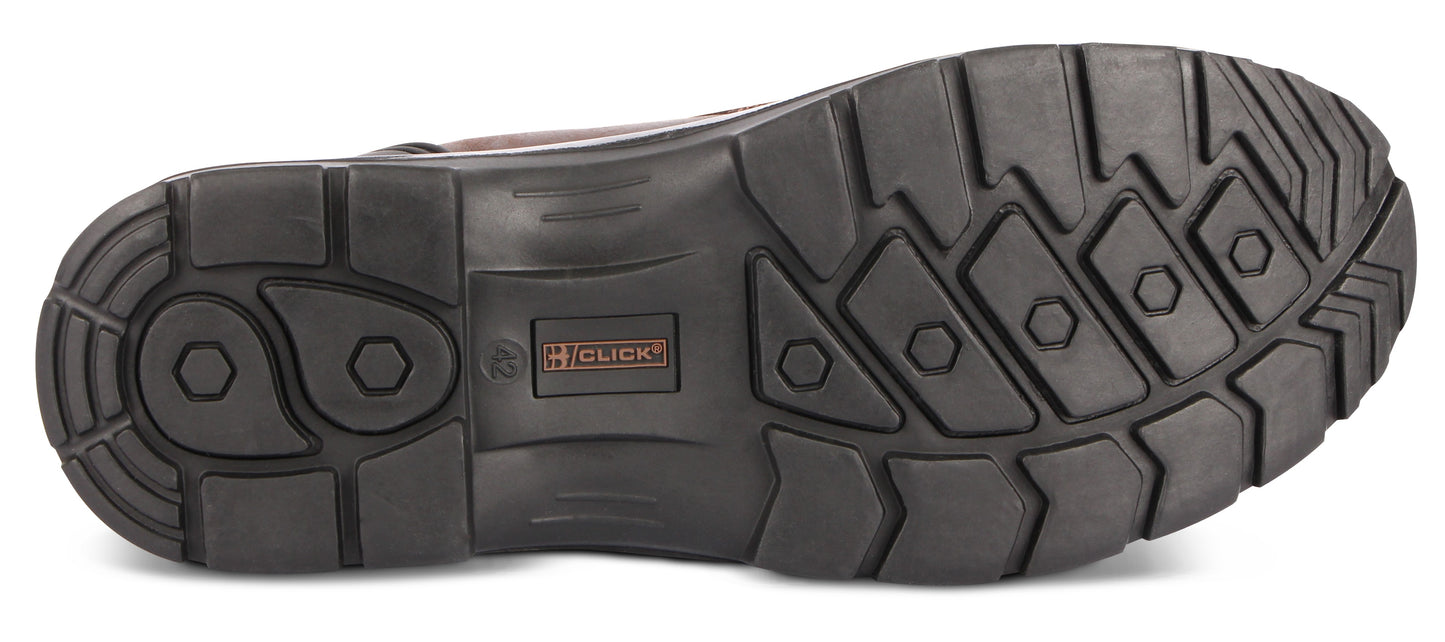 Click Traders Brown Leather Safety Rigger Work Boots CTF48 S3 SRC 5-12 Midsole