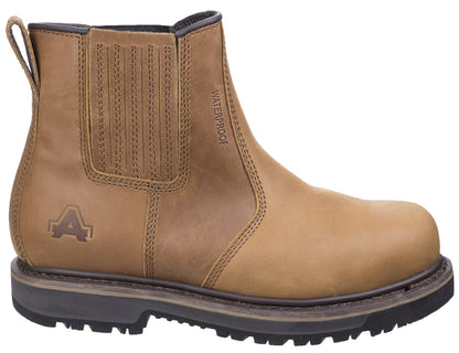 Amblers Worton Safety Dealer Boots Tan AS232