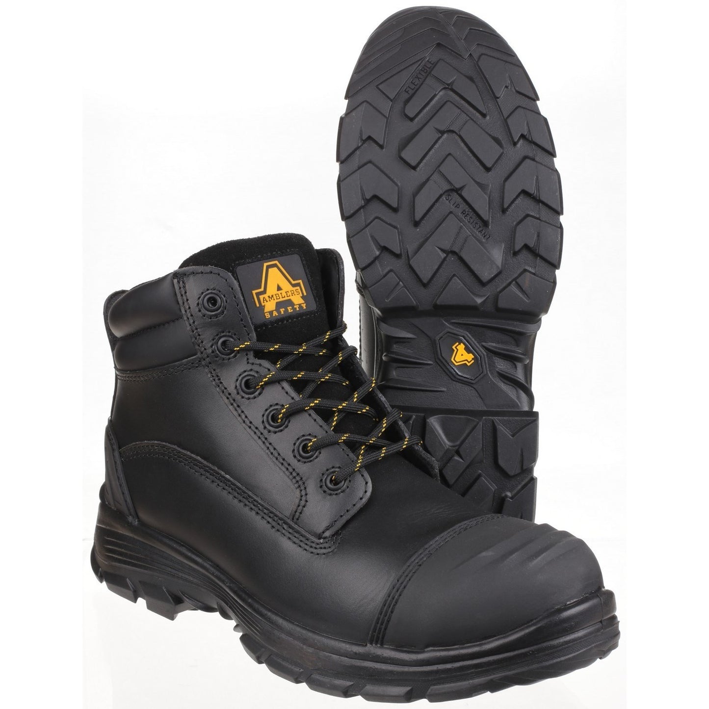 Amblers Quantock AS201 Safety Work Boots Black S3 SRC 6-12 Water Resistant