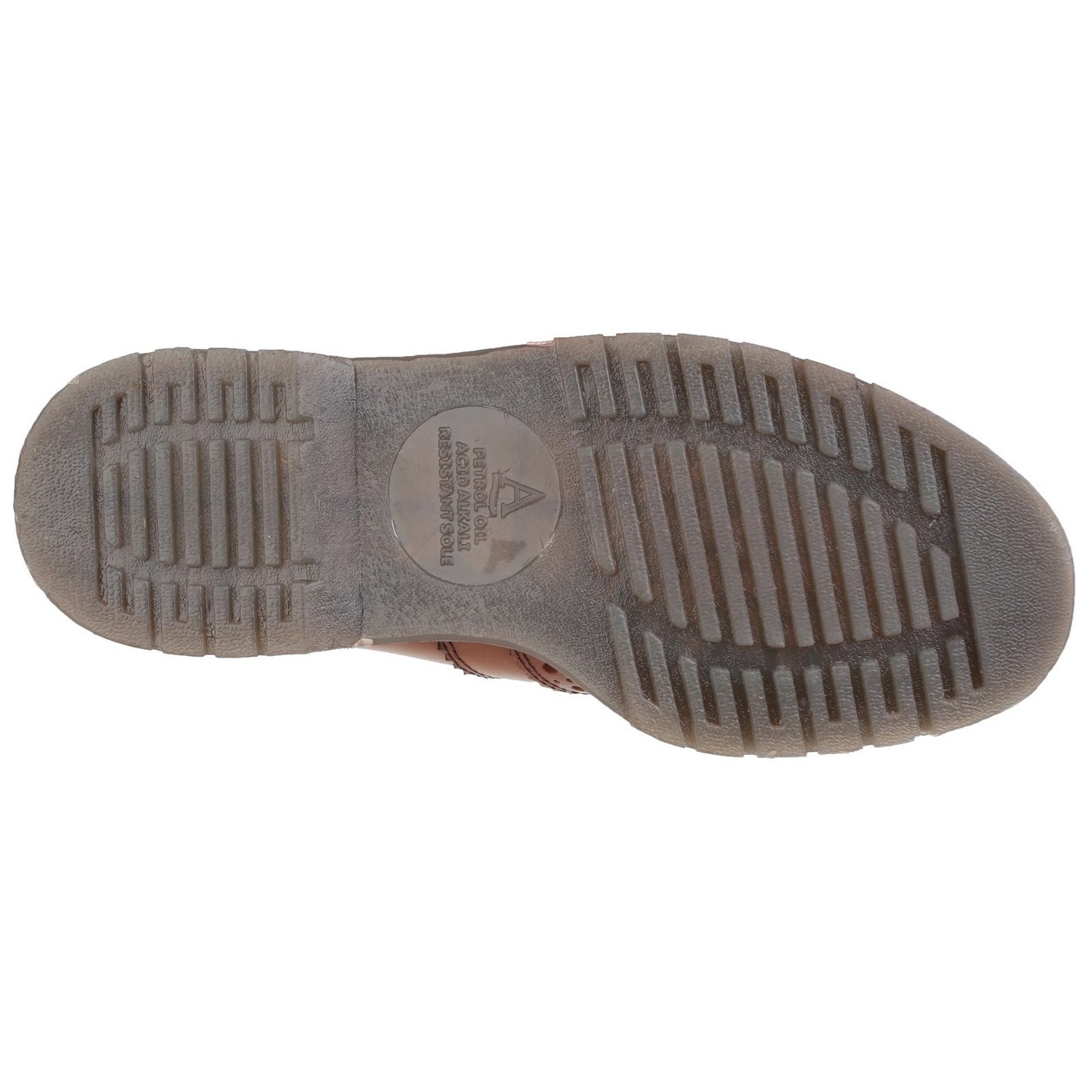 Amblers Dalby Slip on Brogue Style Tan Full Grain Leather Dealer Boots 3-15