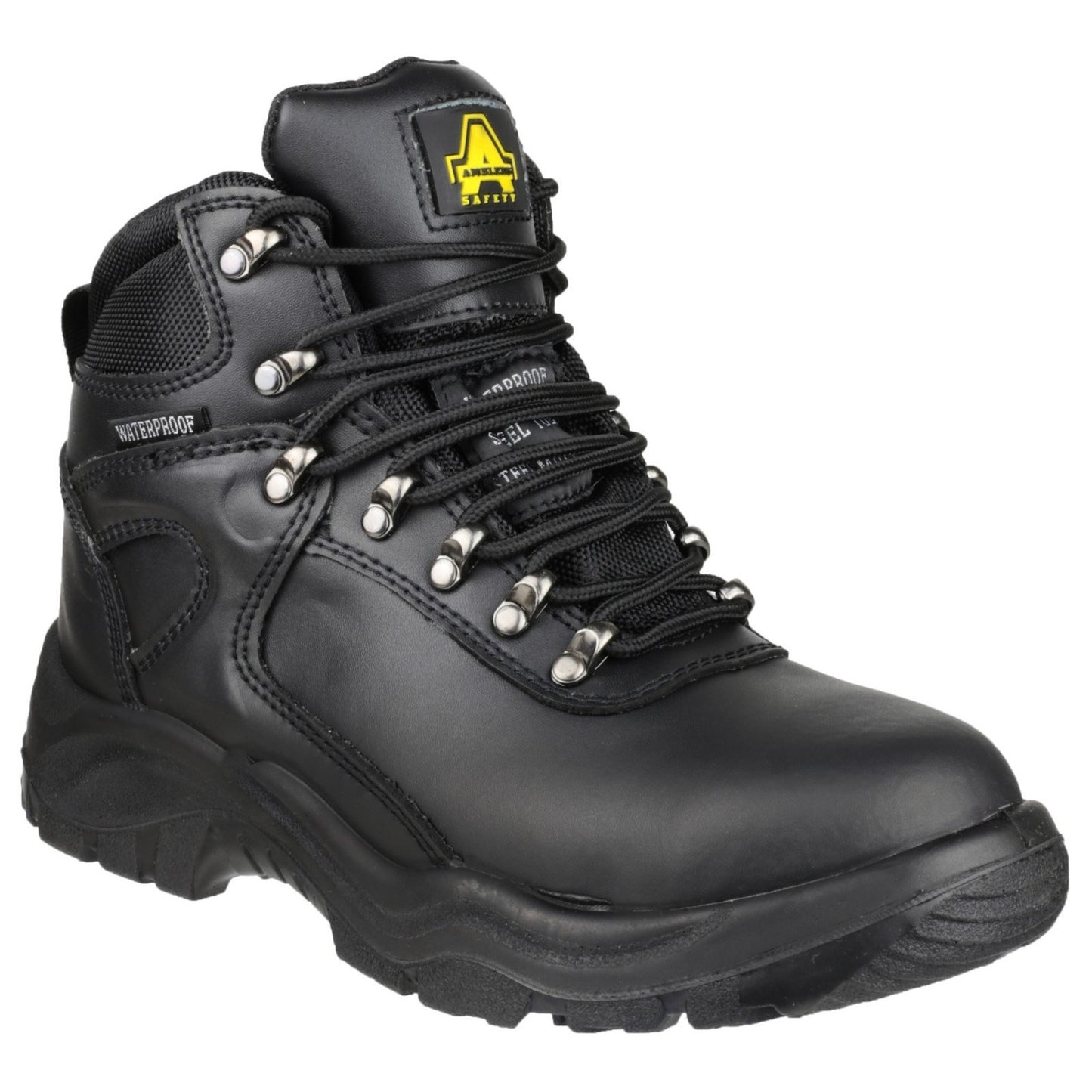 Amblers Safety Work Boots Black S3 Waterproof Midsole Toecap 3-13 Antistatic