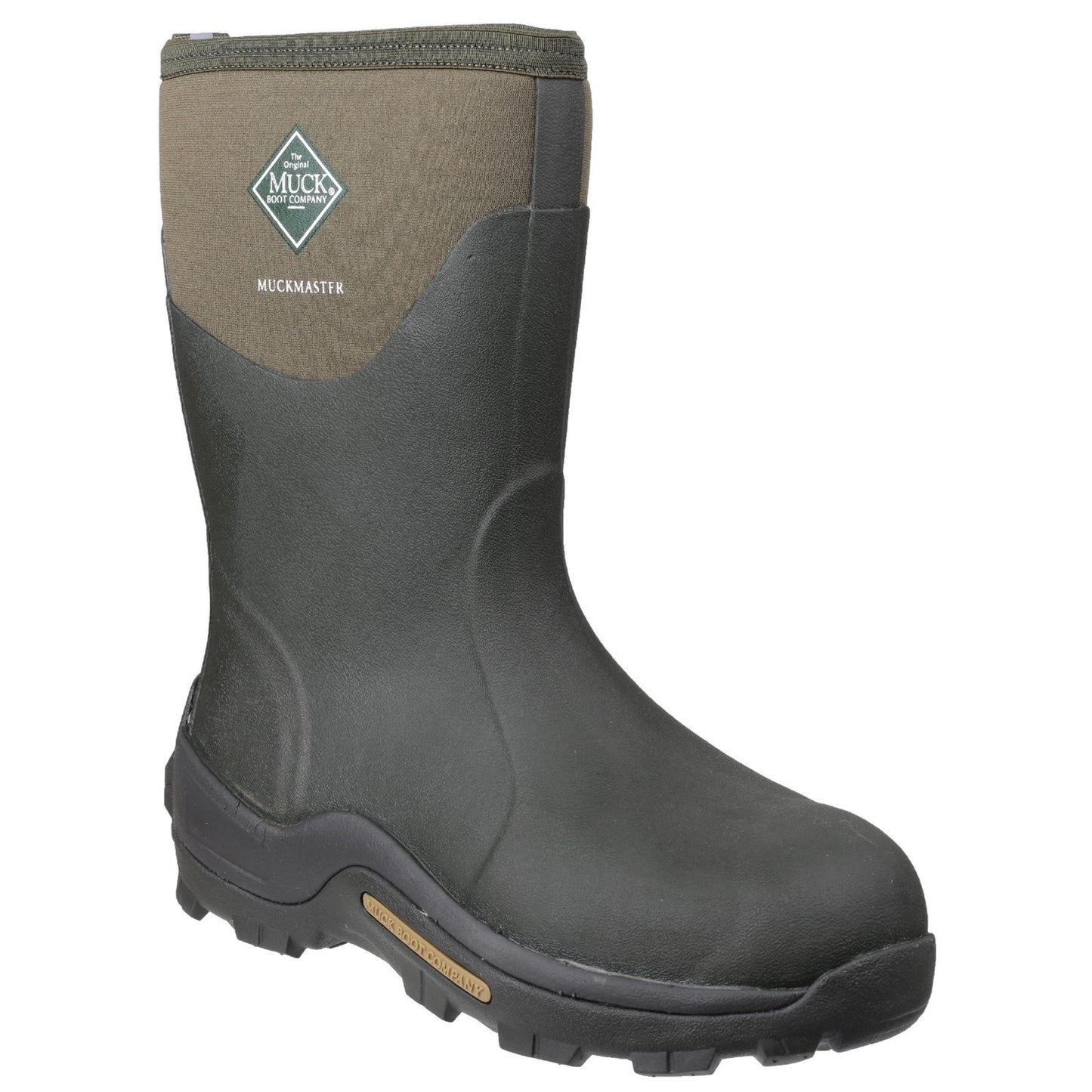 Muckboot Muckmaster Mid Wellies Short Low Wellington Boots Moss Green 4-14