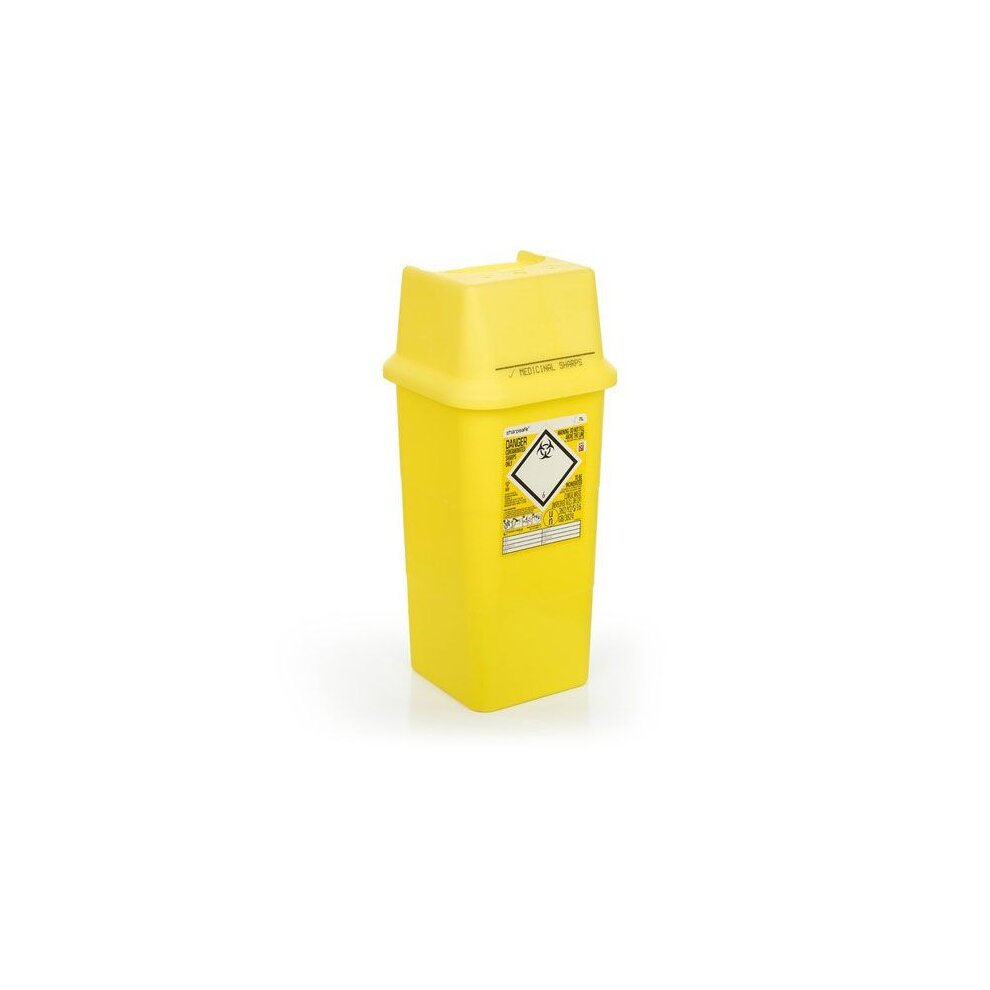 Sharps Bin Biohazard Needle Waste Box Insulin Syringe Tattoo Travel Medical