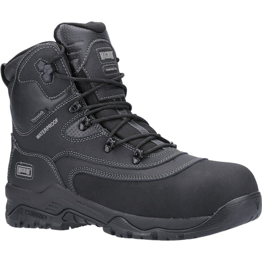Magnum Broadside 8.0 Safety Work Boots Black Waterproof Ortholite 5-13 Composite