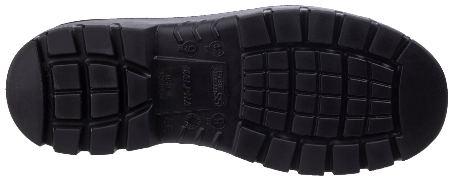 Amblers Safety Rigger Style Welly Black 3-12 AS1008 Waterproof Work Boots S5