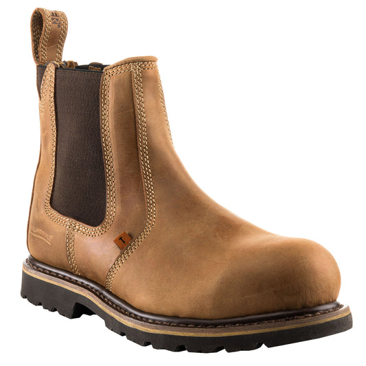 BuckBootz Buckler B1151 Dealer Safety Work Boot Light Brown