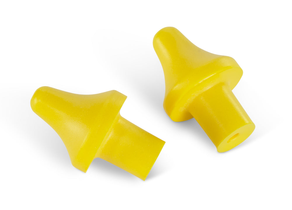BBEPOD Spare Replacement PODS for B Brand Banded Ear Plugs 10 Pack Yellow