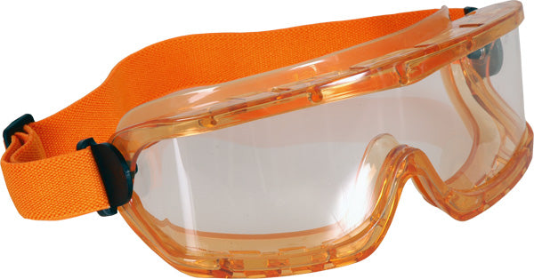 B Brand Premium Wide Vision Anti-Mist Goggles Orange BBPGAF