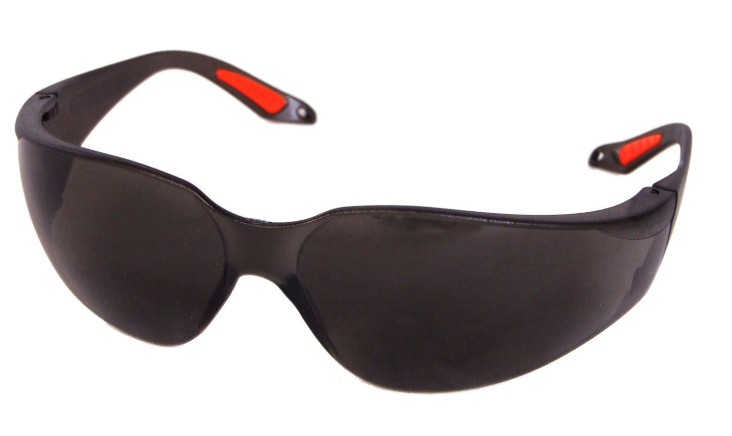 NEW B Brand Vegas Safety Glasses Specs Smoked Lens 10PK