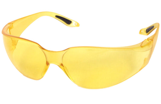 Vegas Safety Glasses Specs Yellow Lens Wraparound Lightweight