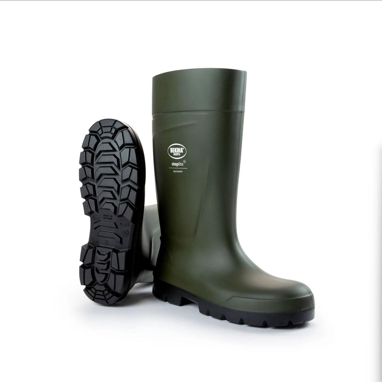 Bekina Steplite Non Safety Green Wellington Boots Welly Thermal Insulated