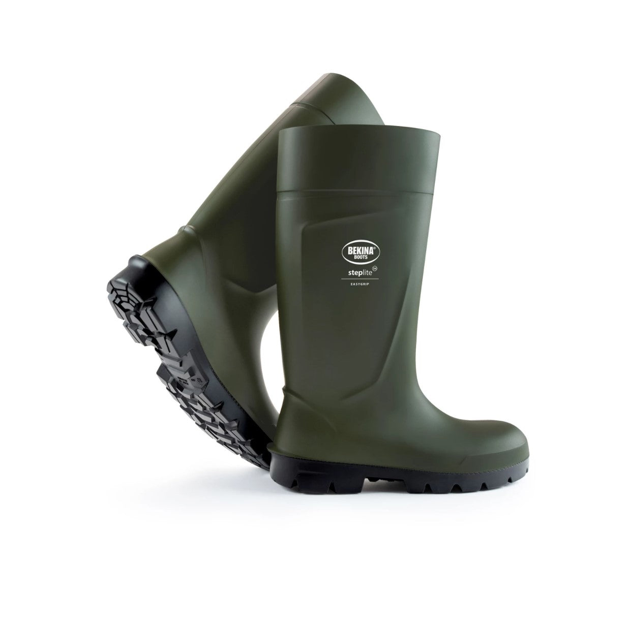Bekina Steplite Non Safety Green Wellington Boots Welly Thermal Insulated