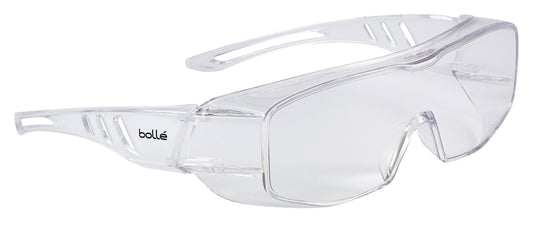 (LL) Bolle Overlight Over Glasses Safety Specs Clear Lens EN166 FT