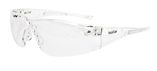 Bolle Rush Safety Glasses Specs Clear or Twilight Lens Anti-Fog FREE CORD