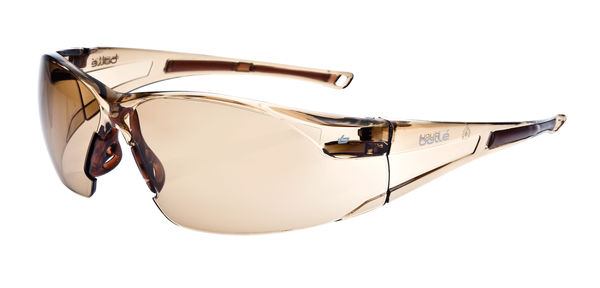 Bolle Rush Safety Glasses Specs Clear or Twilight Lens Anti-Fog FREE CORD