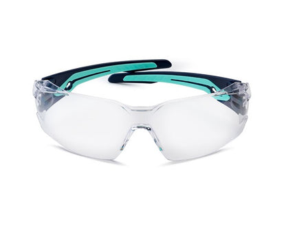 (LL) Bolle Silex Safety Glasses Specs Clear Flexi Eye Protection EN166 FT Pair