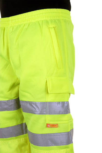 Be Seen Hi Viz Jogging Bottoms Joggers