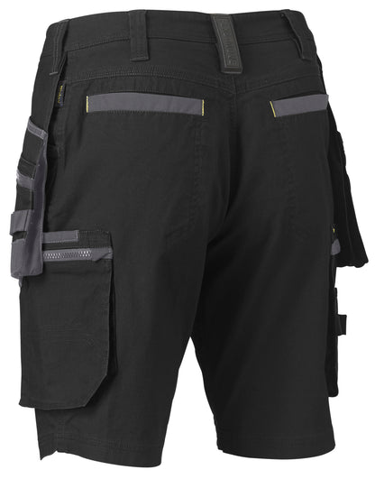 Bisley FLX & MOVE™ Stretch Utility Holster Pocket Shorts Black UKSHC1336