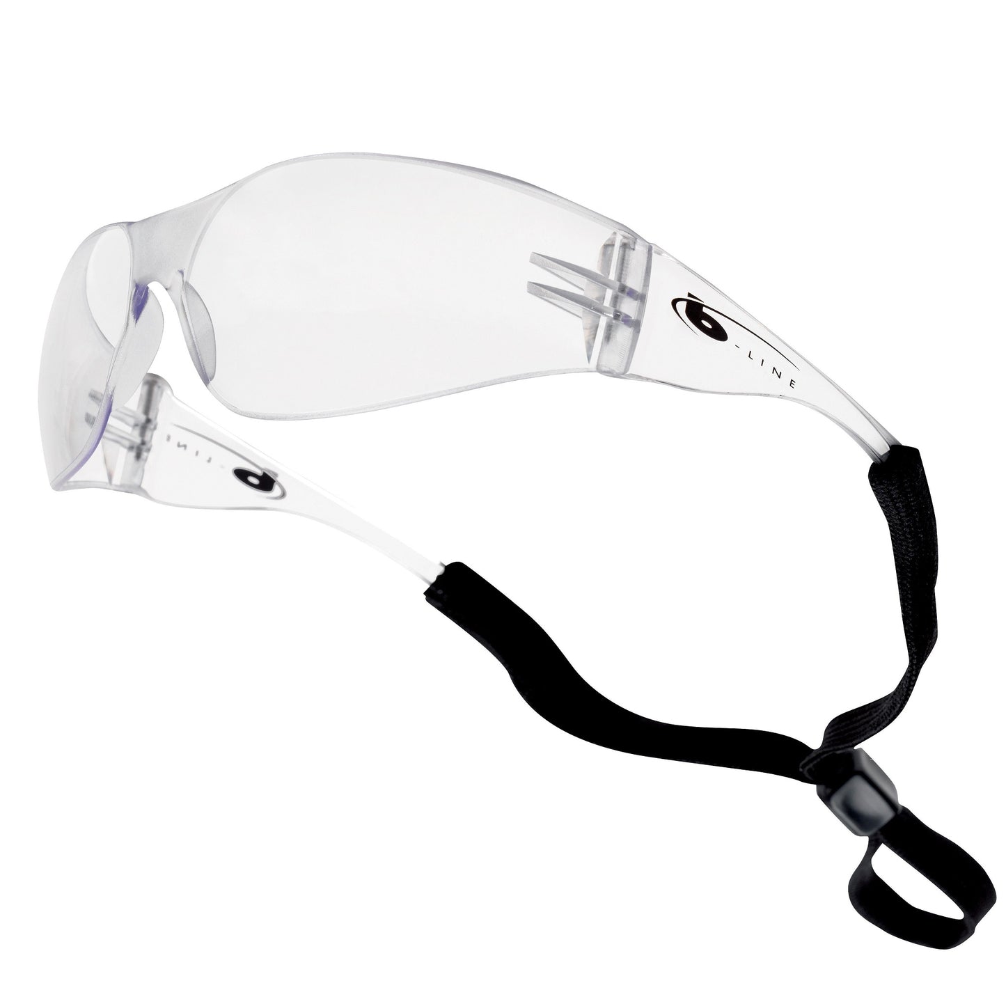 Bolle B-Line Safety Specs Lightweight Glasses Clear Smoked Lens with Neck Cord