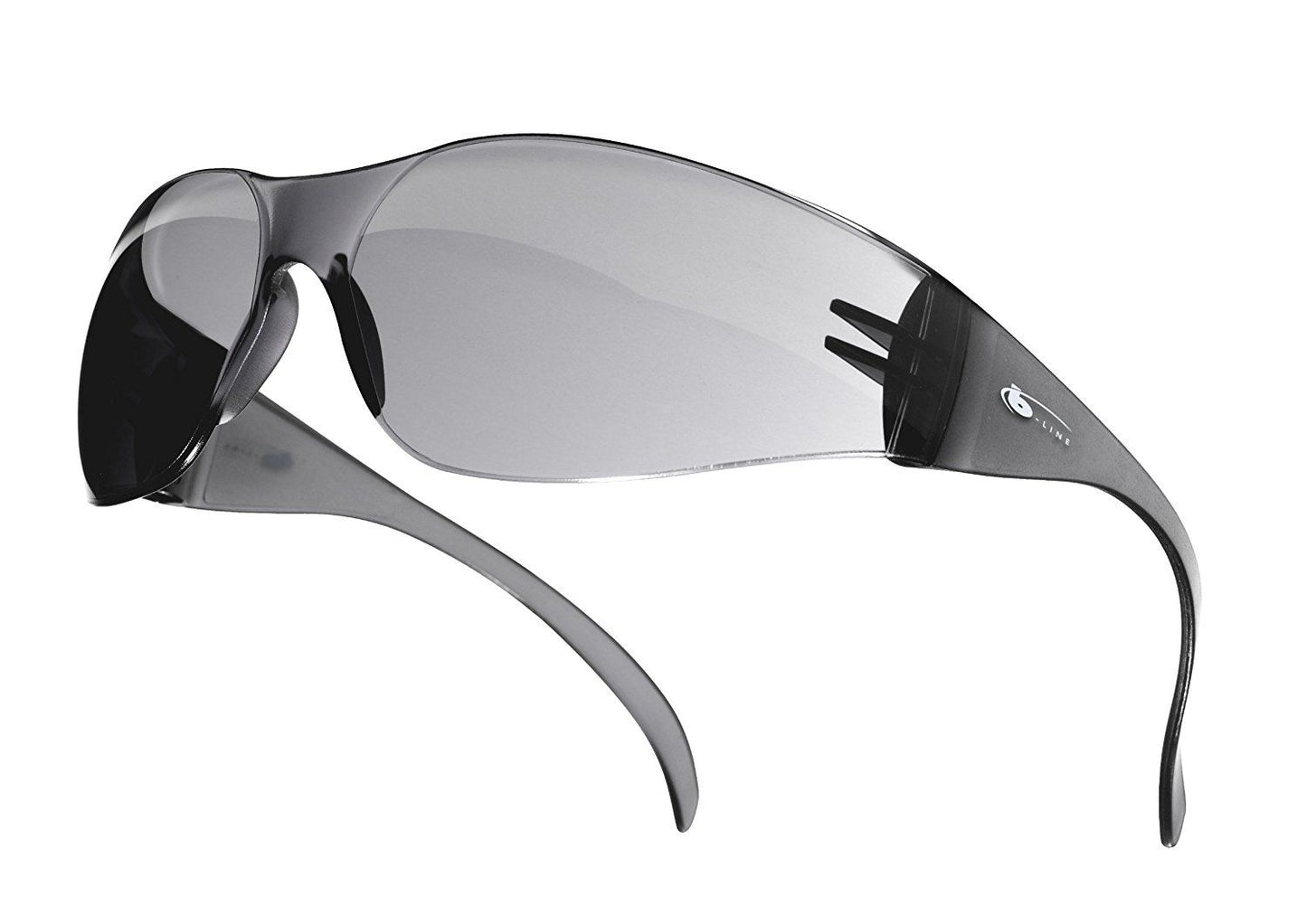 Bolle B-Line Safety Specs Lightweight Glasses Clear Smoked Lens with Neck Cord