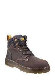 Dr Marten Brace ST Safety Boot - Black, Brown