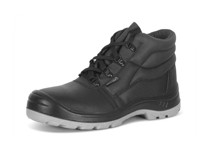Scuff Cap Chukka Style Safety Work Boots Black Toecap & Midsole Sizes 4-13