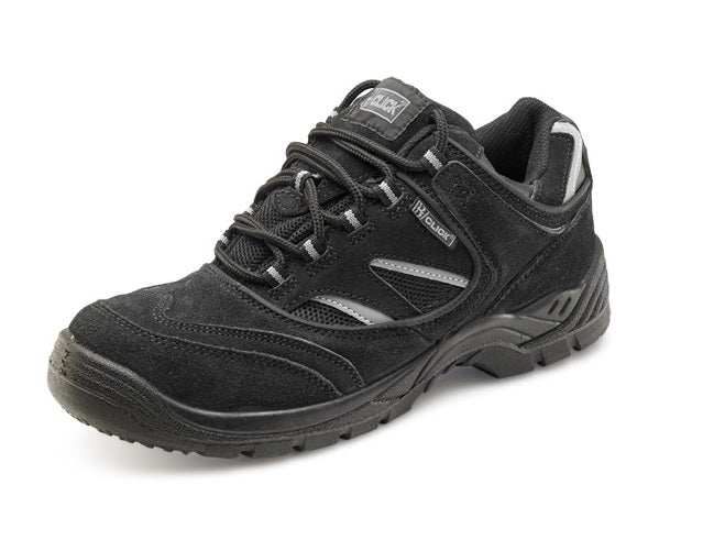 Click Footwear Safety Trainers Shoes Black 3-13 Toecap & Midsole CDDTB S1C SRP