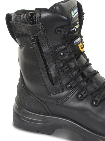Click CF67 Trencher Safety Work Boots High Leg YKK Zip Side Poron ESD S3 3-14