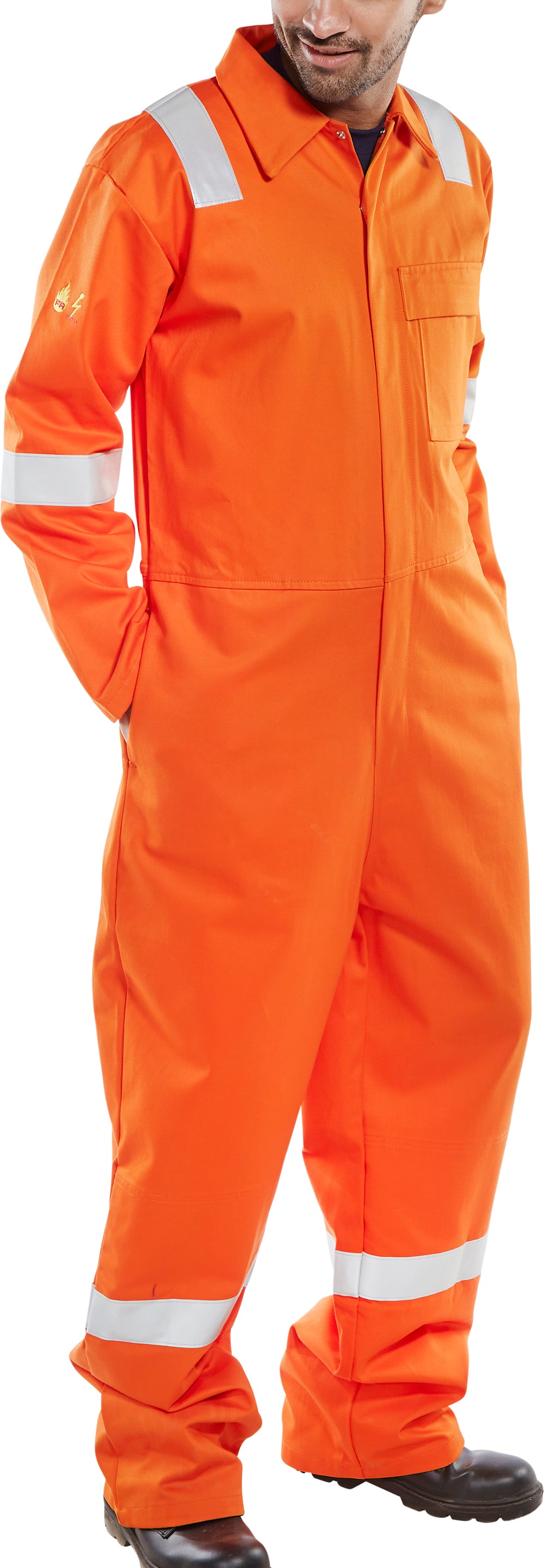 Click Fire Retardant Overalls Coverall Boilersuit Nordic Hi Viz Welders ISO11611