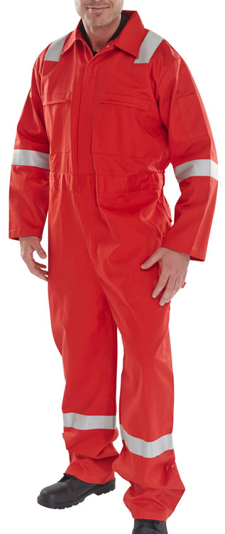Click Fire Retardant Overalls Coverall Boilersuit Nordic Hi Viz Welders ISO11611